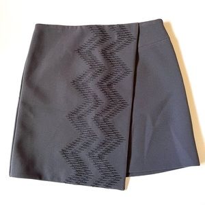 NWT Lord & Taylor 424 Fifth Skirt Minimalist Completely Lined Zig Zag